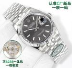 ROLEX Datejust 3235 Movement 36MM 904L Steel Luminous Dark Grey Replica Watch